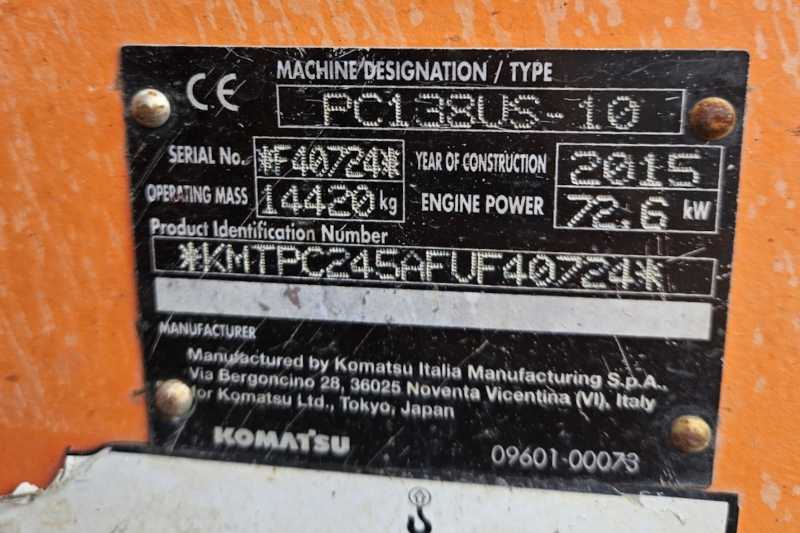 OmecoHub - Immagine KOMATSU PC138US-10